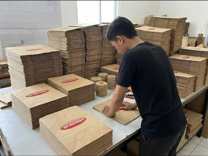 finishing paper bag